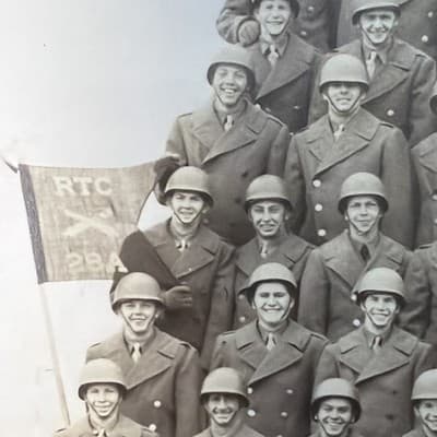 Vintage 1943 WW2 Panoramic Yard Long Photo Of Army Battalion Fort Sill Oklahoma - Thumbnail 3