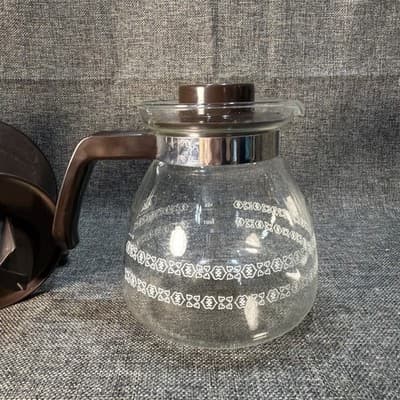 Vintage Melitta 6 Cup Pour Over Cone Filter Cup Coffee Maker With Glass Carafe - Thumbnail 14