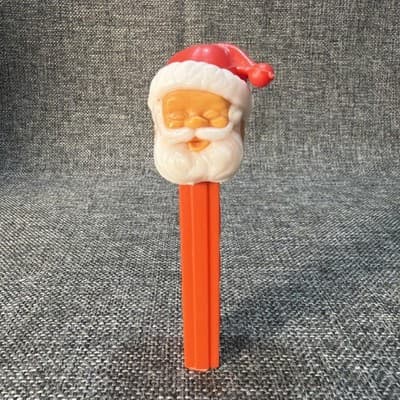 Vintage PEZ Dispenser SANTA CLAUS With Hat No Feet Austria Closed Eyes Christmas