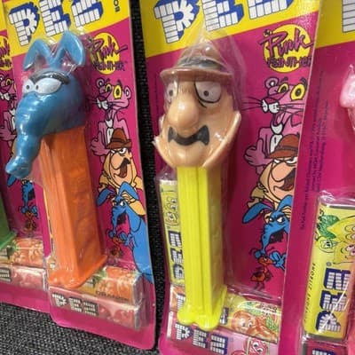 Pez Bonbons Pink Panther Vintage Complete Set of 4 European Sealed 1996 - Thumbnail 7