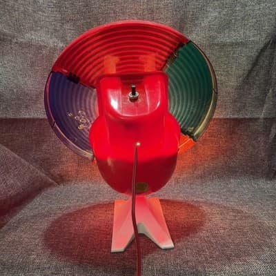 Vintage Motorized Color Wheel Adjustable Works Multi Color Christmas Tree Light - Thumbnail 5