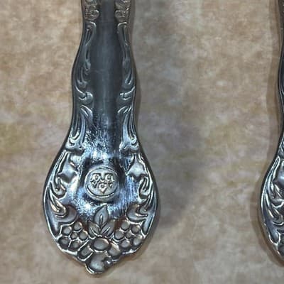 4 Pfaltzgraff HEIRLOOM REMEMBRANCE BETHANY Stainless Silverware Teaspoons Spoons - Thumbnail 7