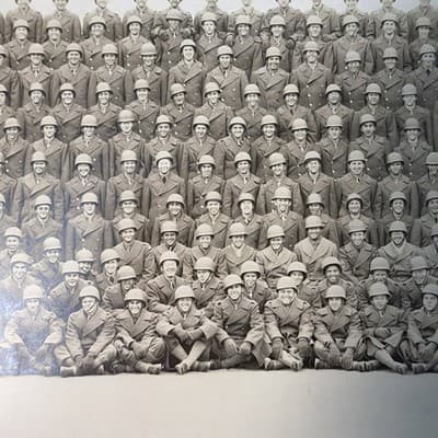 Vintage 1943 WW2 Panoramic Yard Long Photo Of Army Battalion Fort Sill Oklahoma - Thumbnail 20