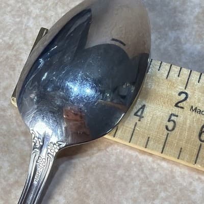4 Pfaltzgraff HEIRLOOM REMEMBRANCE BETHANY Stainless Silverware Soup Spoons - Thumbnail 10