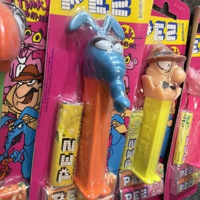 Pez Bonbons Pink Panther Vintage Complete Set of 4 European Sealed 1996 - Thumbnail 3