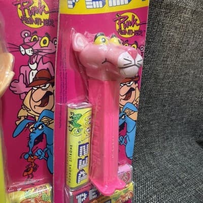 Pez Bonbons Pink Panther Vintage Complete Set of 4 European Sealed 1996 - Thumbnail 5