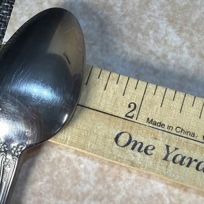 4 Pfaltzgraff HEIRLOOM REMEMBRANCE BETHANY Stainless Silverware Teaspoons Spoons - Thumbnail 11
