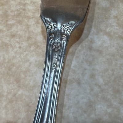 7 Pcs Pfaltzgraff HEIRLOOM REMEMBRANCE BETHANY Stainless Silverware Serving Set - Thumbnail 8