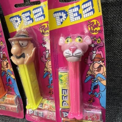 Pez Bonbons Pink Panther Vintage Complete Set of 4 European Sealed 1996 - Thumbnail 6