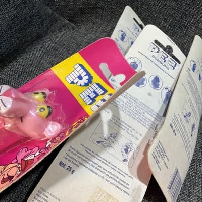 Pez Bonbons Pink Panther Vintage Complete Set of 4 European Sealed 1996 - Thumbnail 13