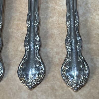 4 Pfaltzgraff HEIRLOOM REMEMBRANCE BETHANY Stainless Silverware Dinner Forks - Thumbnail 2