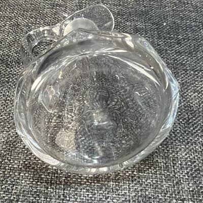 Antique EAPG Molded & Blown Heavy Glass Cruet 5.25″ Manganese Glow W Stopper ECU - Thumbnail 14