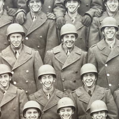 Vintage 1943 WW2 Panoramic Yard Long Photo Of Army Battalion Fort Sill Oklahoma - Thumbnail 24