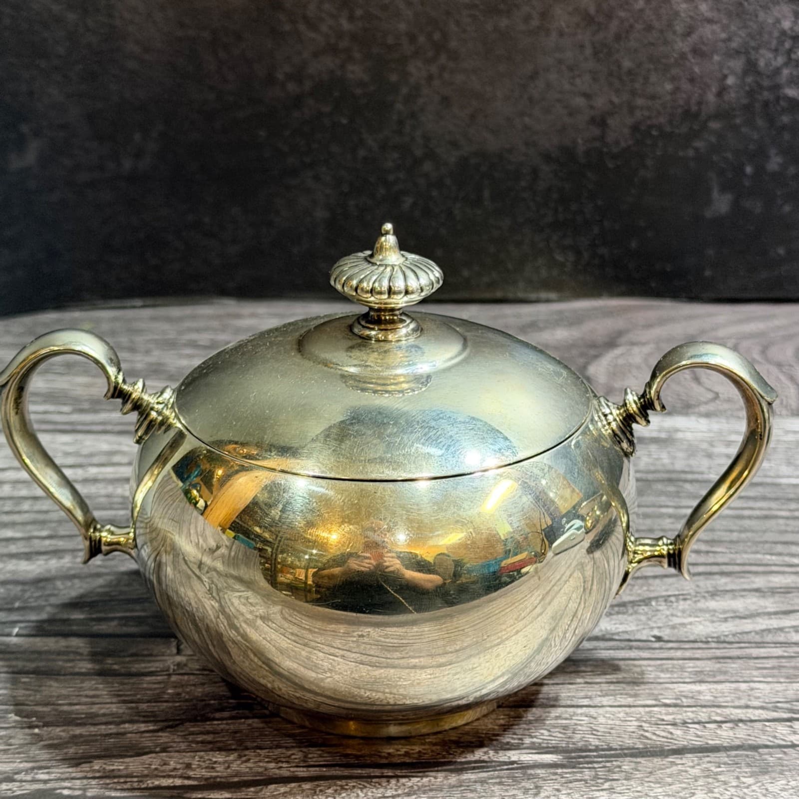 Tiffany & Co. Sterling Silver Cream & Sugar Set With Monogram 2 Gills Antique 18 - Thumbnail 11