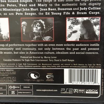 Newport Folk Festival 1967 DVD Joan Baez Bob Dylan Classic Live Music Show - Thumbnail 5