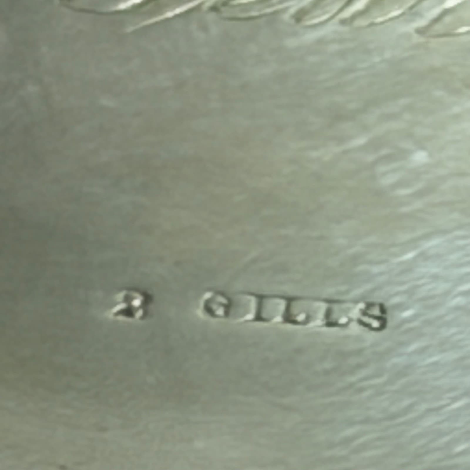 Tiffany & Co. Sterling Silver Cream & Sugar Set With Monogram 2 Gills Antique 18 - Thumbnail 5