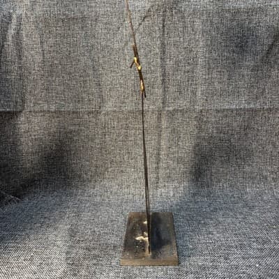 Vintage Iron Cat w Mouse 1990’s Artist Chris Seeman Atomic Style Handcrafted 18” - Thumbnail 8