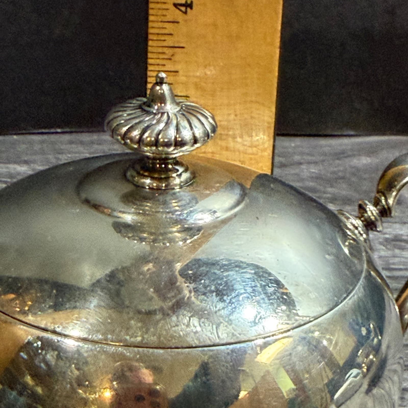 Tiffany & Co. Sterling Silver Cream & Sugar Set With Monogram 2 Gills Antique 18 - Thumbnail 16