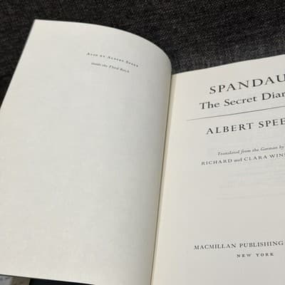 Spandau: The Secret Diaries by Albert Speer 1976 Hardcover - Thumbnail 11