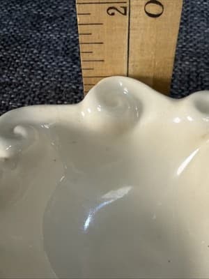 Vintage Winking Santa Trinket Dish Ashtray Christmas 1950's MCM Rhinestones - Thumbnail 11