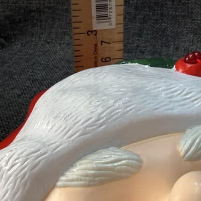 Vintage Light up Talking Musical Santa Face Christmas Motion Activated 1995 Work - Thumbnail 15