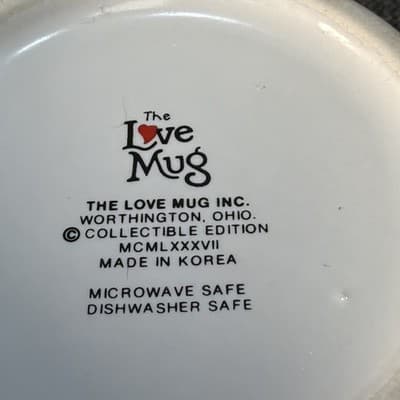 Collectible The Love Mug Christmas Ceramic Mug Santa Handle Reindeer And Sleigh - Thumbnail 7