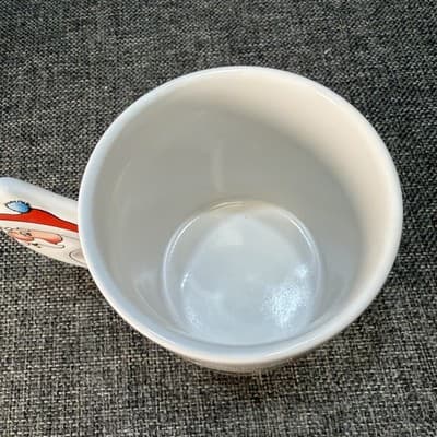 Collectible The Love Mug Christmas Ceramic Mug Santa Handle Reindeer And Sleigh - Thumbnail 4