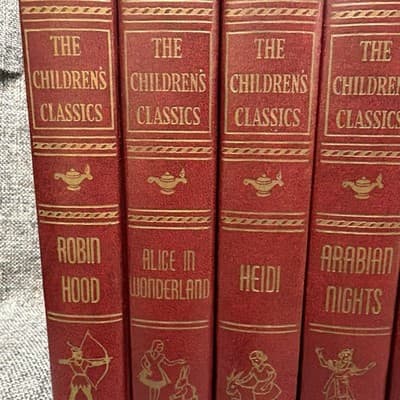 Children's 9 CHILDREN'S CLASSIC BOOKS Matching Set Of 9 Illustrated Large Print - Thumbnail 2