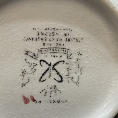 Vintage STAFFORDSHIRE Ironstone YORKSHIRE Creamer & Sugar Dish w/Lid - Thumbnail 19