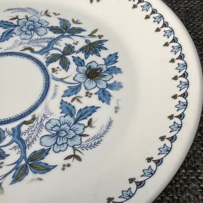 Noritake Progression Blue Moon Floral 9022 6 3/8" Bread & Butter Plates Set of 8 - Thumbnail 4