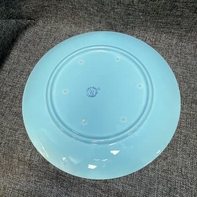 Vintage Franciscan El Patio Aqua 12" Chop Plate Platter Gladding McBean 1940s - Thumbnail 5