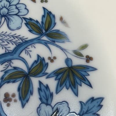 Noritake Progression Blue Moon Floral 9022 6 3/8" Bread & Butter Plates Set of 8 - Thumbnail 8