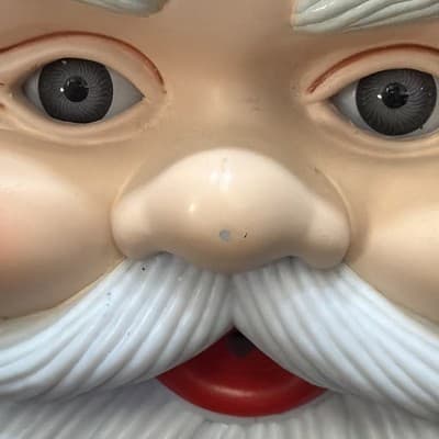 Vintage Light up Talking Musical Santa Face Christmas Motion Activated 1995 Work - Thumbnail 3