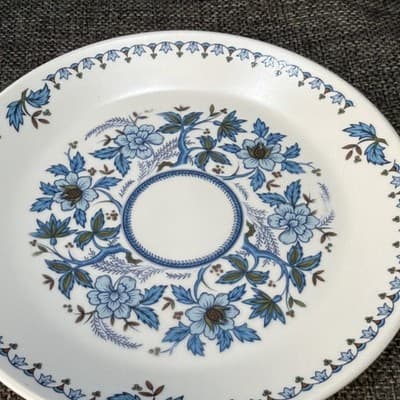 Noritake Progression Blue Moon Floral 9022 6 3/8" Bread & Butter Plates Set of 8 - Thumbnail 9