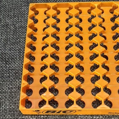 1 BIC Lighter Display Tray / Holder, ORANGE for 50 ct display Flickyourbic .com - Thumbnail 5