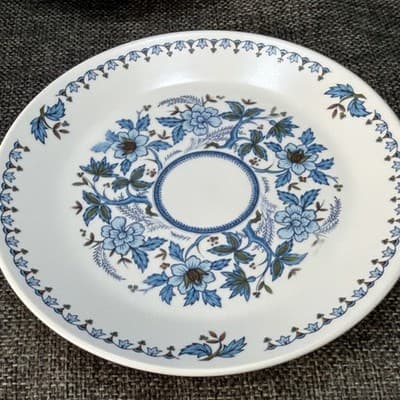 Noritake Progression Blue Moon Floral 9022 6 3/8" Bread & Butter Plates Set of 8 - Thumbnail 6