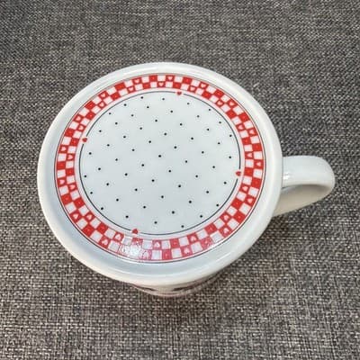 Vintage Papel Coffee Tea Mug Scotty Dog Mom Rescue Pets with Lid Red Hearts - Thumbnail 2