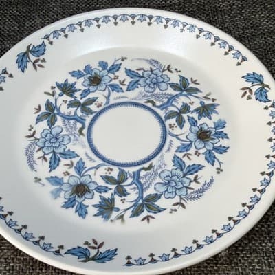 Noritake Progression Blue Moon Floral 9022 6 3/8" Bread & Butter Plates Set of 8 - Thumbnail 12
