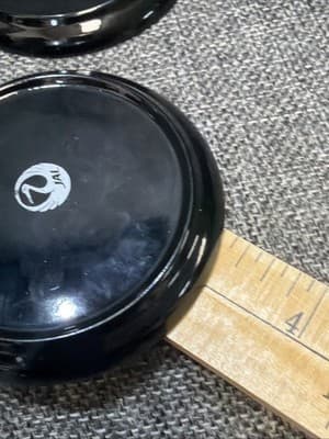 Vintage Japan Air Lines Coasters Black Lacquer Gold Silver Cranes Box Set of 6 - Thumbnail 13