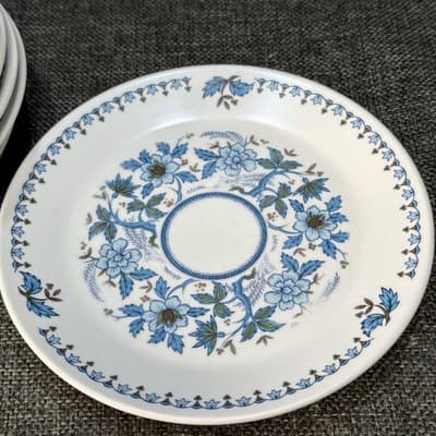 Noritake Progression Blue Moon Floral 9022 6 3/8" Bread & Butter Plates Set of 8 - Thumbnail 14