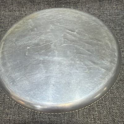 Aluminum Serving Tray Metal Asian Landscape Engraved Bonsai Trees Birds Vintage - Thumbnail 8