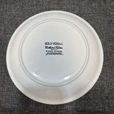 Holly Hobby Cat "Happiness is Having Someone to Care For" Dinner Plate Green - Thumbnail 8