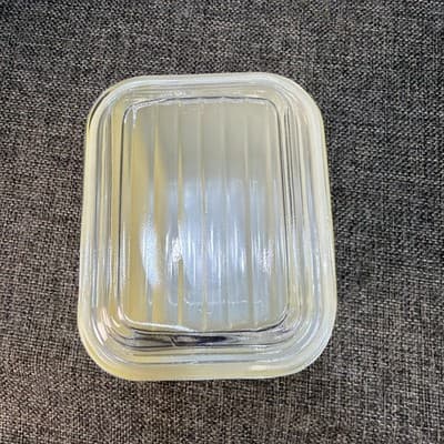 Vintage Pyrex Refrigerator Dish #501-B with Lid 1-1/2 Cup Yellow EUC No Chips - Thumbnail 6