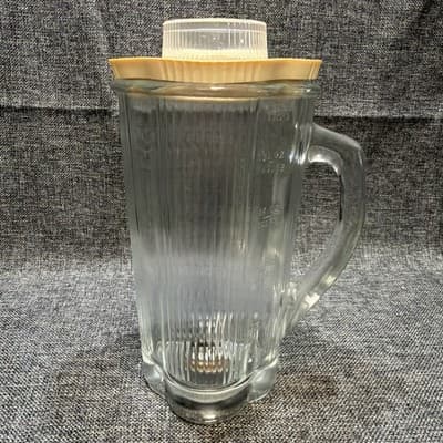 Vintage Waring Clover Leaf Shaped 40 oz ~ 5 Cups Glass Blender Pitcher with Lid - Thumbnail 8
