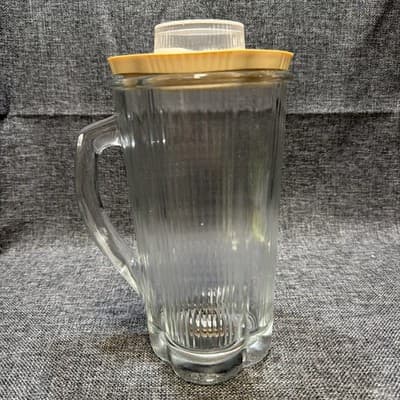 Vintage Waring Clover Leaf Shaped 40 oz ~ 5 Cups Glass Blender Pitcher with Lid - Thumbnail 6
