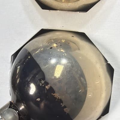 25 Vintage 1.75 Inch Glass Christmas Ornaments Rauch USA Champagne Gold Smoke - Thumbnail 9
