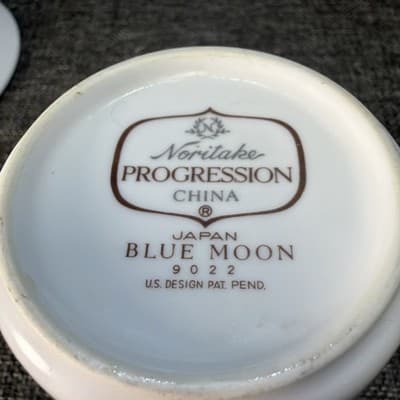 Noritake Progression Blue Moon Cups Mugs And Saucers 9022 Coffee Tea Replacement - Thumbnail 11