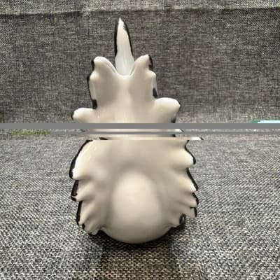 Taitu Chicken Rooster Porcelain Creamer White Red Black Trim Japan Farmhouse - Thumbnail 5