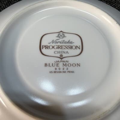 Noritake Progression Blue Moon Cups Mugs And Saucers 9022 Coffee Tea Replacement - Thumbnail 5