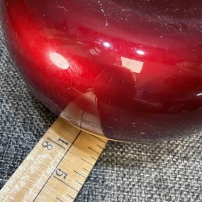 Vintage Japanese Lacquerware Tea Caddy Lidded Storage Jar Red Tassel Japan - Thumbnail 14